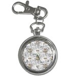 Christmas Silver Festivus Key Chain Watch