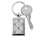 Christmas Silver Festivus Key Chain (Rectangle)