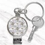 Christmas Silver Festivus Nail Clippers Key Chain