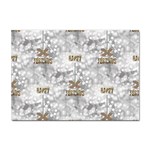 Christmas Silver Festivus Sticker A4 (10 pack)