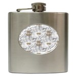 Christmas Silver Festivus Hip Flask (6 oz)