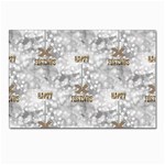 Christmas Silver Festivus Postcard 4 x 6  (Pkg of 10)