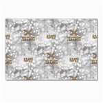 Christmas Silver Festivus Postcards 5  x 7  (Pkg of 10)