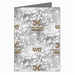 Christmas Silver Festivus Greeting Card