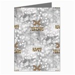 Christmas Silver Festivus Greeting Cards (Pkg of 8)