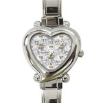 Christmas Silver Festivus Heart Italian Charm Watch