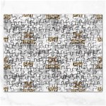 Christmas Silver Festivus Jigsaw Puzzle (Rectangular)