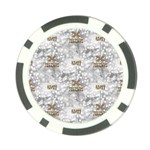 Christmas Silver Festivus Poker Chip Card Guard