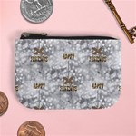 Christmas Silver Festivus Mini Coin Purse