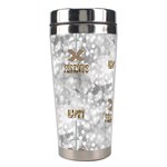 Christmas Silver Festivus Stainless Steel Travel Tumbler