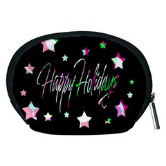 Happy Holidays 5 Accessory Pouches (Medium)  from ArtsNow.com Back