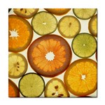 Fruit slices ceramic wall tile / Tile Coaster / Tile trivet