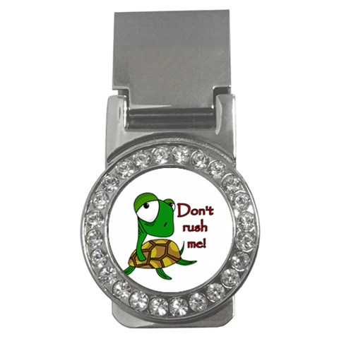 Turtle joke Money Clips (CZ)  from ArtsNow.com Front