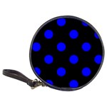 Polka Dots - Blue on Black Classic 20-CD Wallet