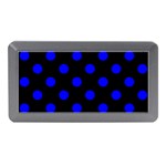 Polka Dots - Blue on Black Memory Card Reader (Mini)