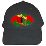 chevron kwanzaa Black Cap