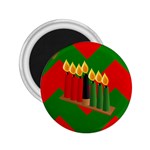 chevron kwanzaa 2.25  Magnet