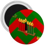 chevron kwanzaa 3  Magnet