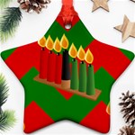 chevron kwanzaa Ornament (Star)