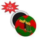 chevron kwanzaa 1.75  Magnet (10 pack) 