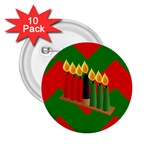 chevron kwanzaa 2.25  Button (10 pack)