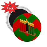 chevron kwanzaa 2.25  Magnet (10 pack)