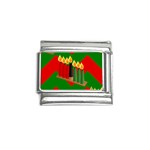 chevron kwanzaa Italian Charm (9mm)