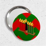 chevron kwanzaa 2.25  Handbag Mirror