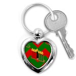 chevron kwanzaa Key Chain (Heart)