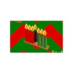 chevron kwanzaa Sticker (Rectangular)