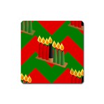 chevron kwanzaa Magnet (Square)