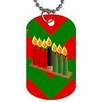 chevron kwanzaa Dog Tag (One Side)