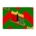 chevron kwanzaa Sticker A4 (10 pack)