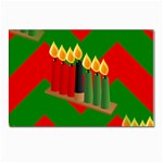 chevron kwanzaa Postcard 5  x 7 