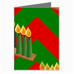 chevron kwanzaa Greeting Card