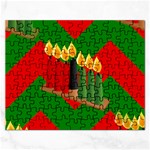 chevron kwanzaa Jigsaw Puzzle (Rectangular)