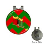 chevron kwanzaa Golf Ball Marker Hat Clip