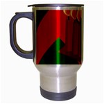 chevron kwanzaa Travel Mug (Silver Gray)