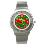 chevron kwanzaa Stainless Steel Watch