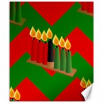 chevron kwanzaa Canvas 8  x 10 