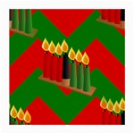 chevron kwanzaa Medium Glasses Cloth