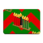 chevron kwanzaa Small Doormat