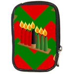 chevron kwanzaa Compact Camera Leather Case