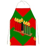 chevron kwanzaa Full Print Apron