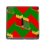 chevron kwanzaa Memory Card Reader (Square)