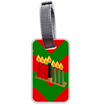 chevron kwanzaa Luggage Tag (two sides)