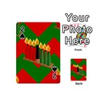 chevron kwanzaa Playing Cards 54 (Mini)