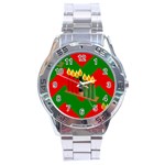 chevron kwanzaa Stainless Steel Analogue Watch