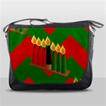 chevron kwanzaa Messenger Bag