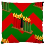 chevron kwanzaa Large Flano Cushion Case (One Side)